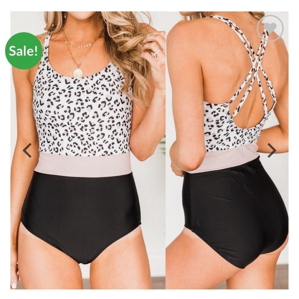 MACK AND MAL OCEAN OUTINGS LEOPARD ONE PIECE SWIMSUIT